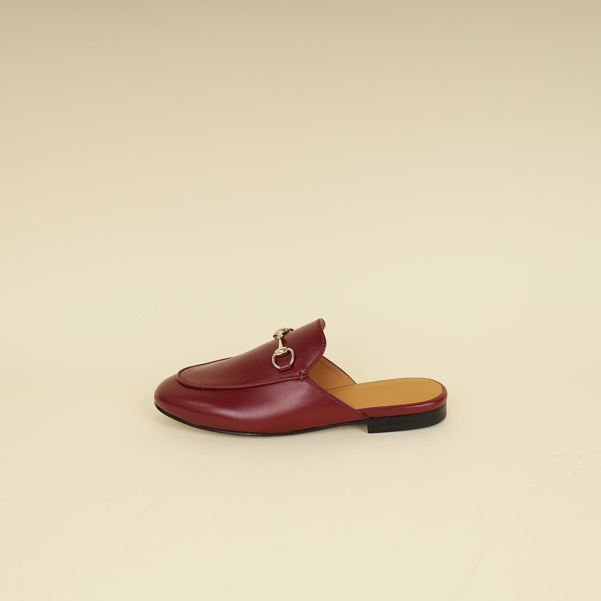 Gucci Burgundy Princetown Mules 36-Gucci-THE CLOSET