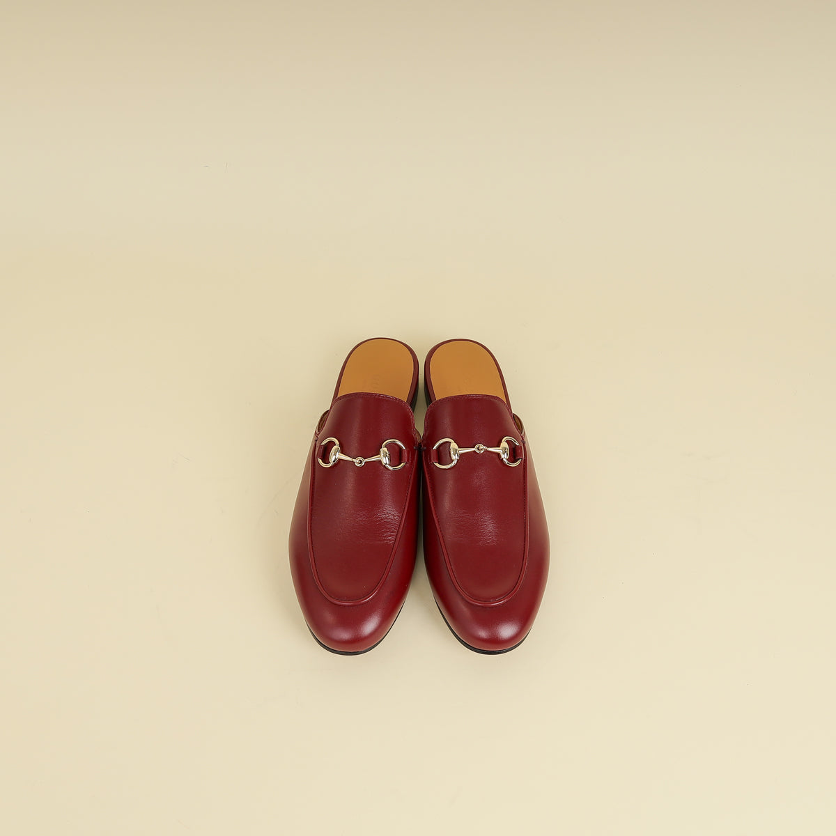 Gucci Burgundy Princetown Mules 36-Gucci-THE CLOSET