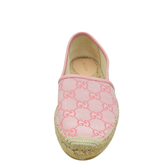 Gucci Pink GG Espadrille 38