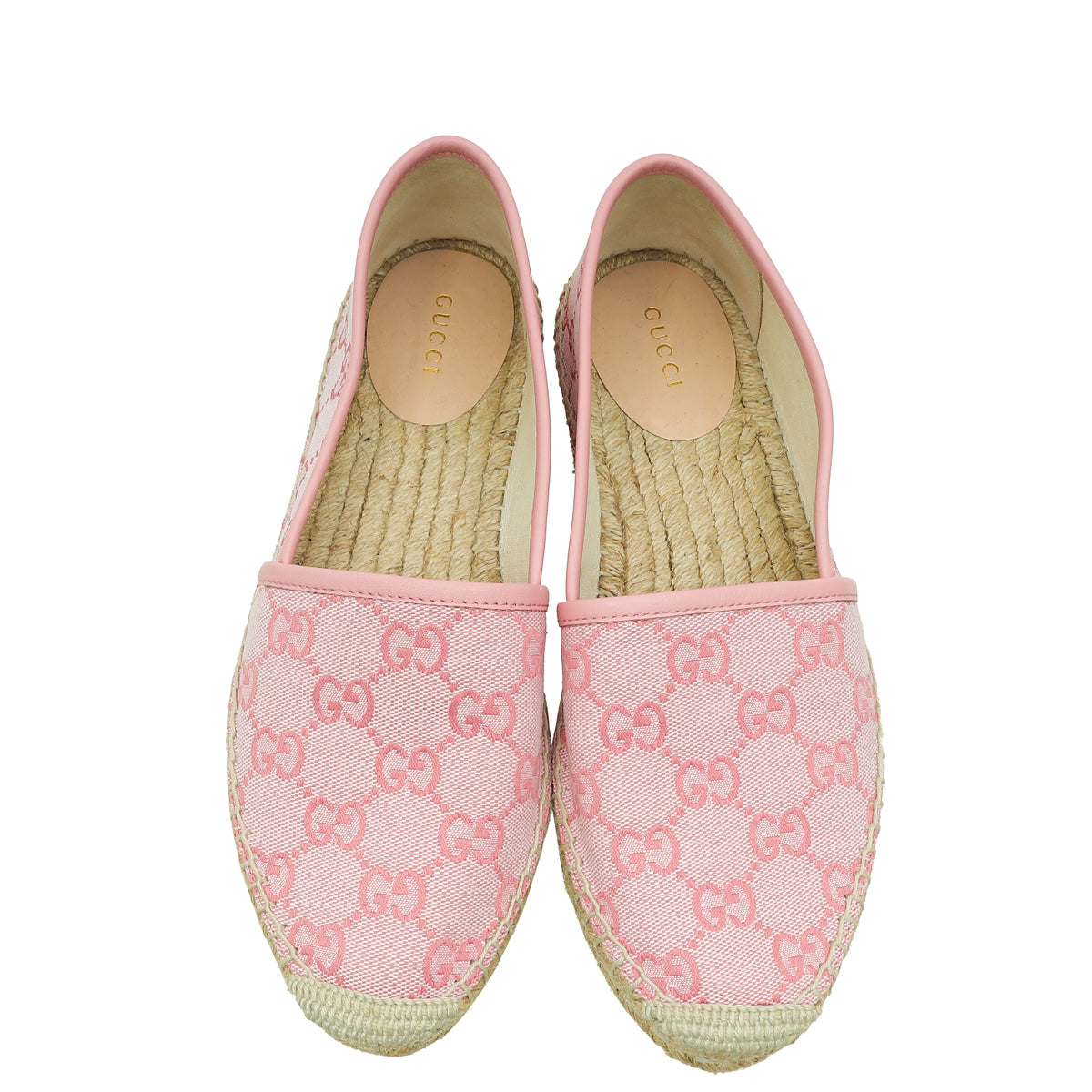 Gucci Pink GG Espadrille 38