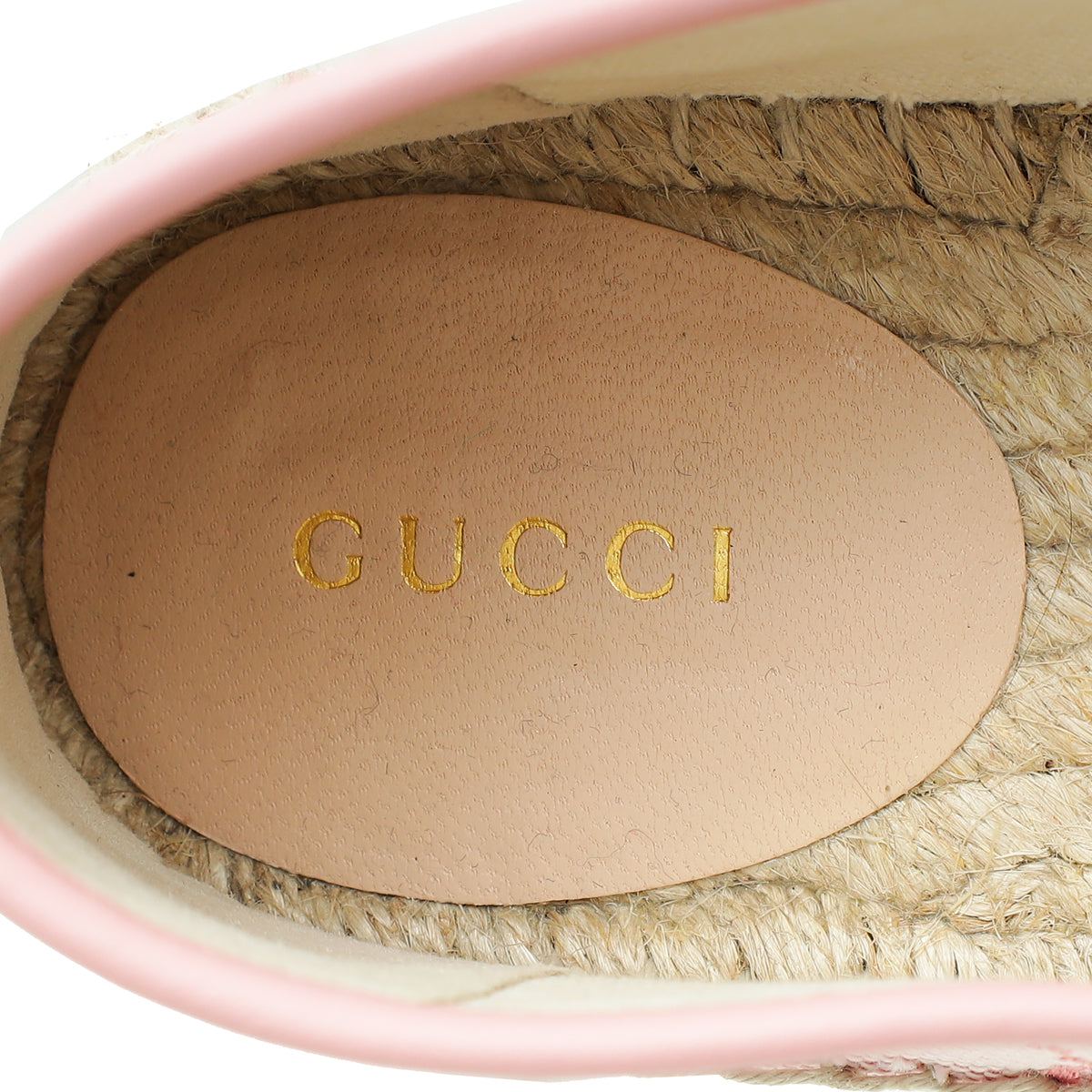 Gucci Pink GG Espadrille 38