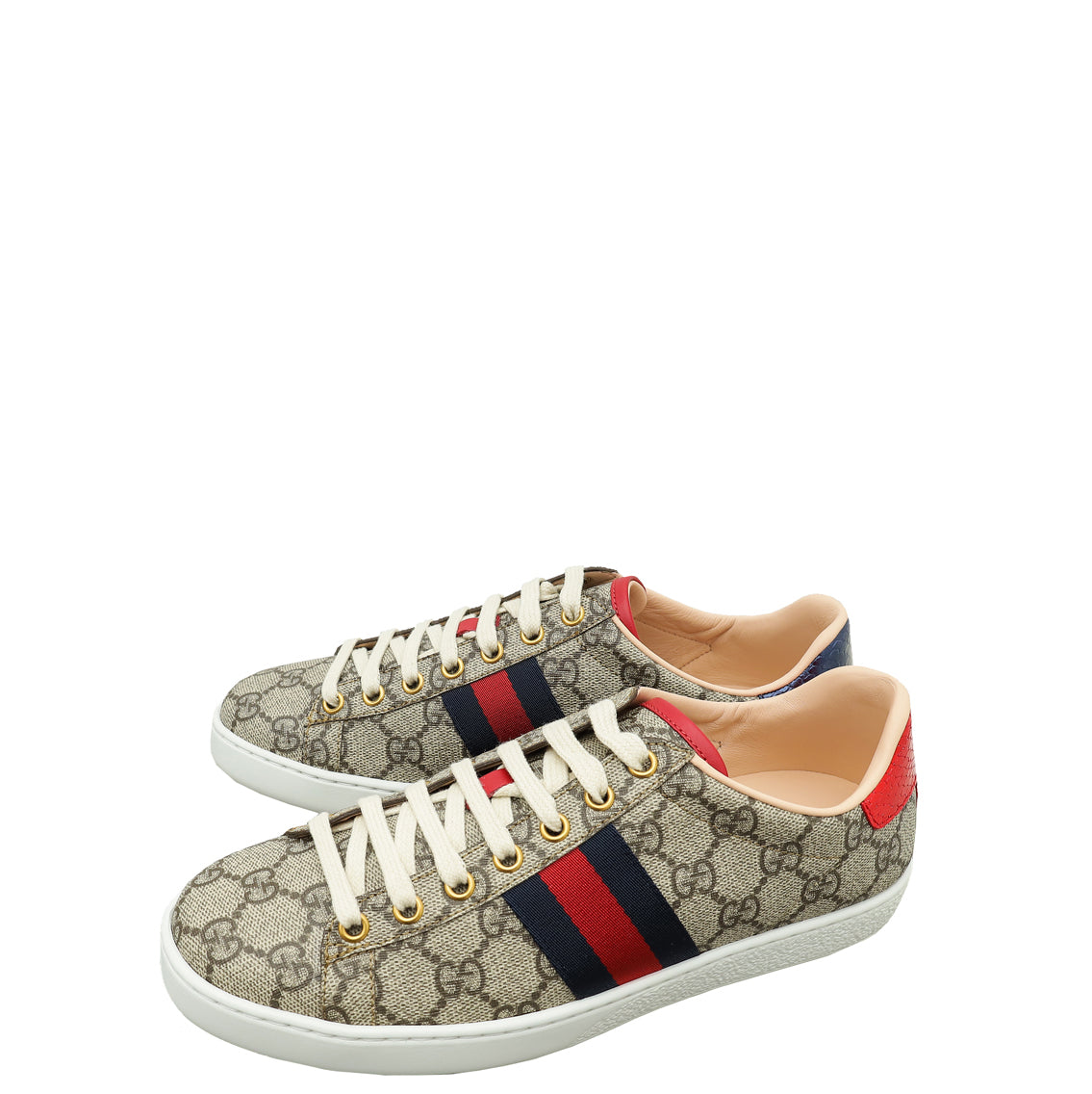 Gucci Multicolor GG Supreme Ace Sneakers 38