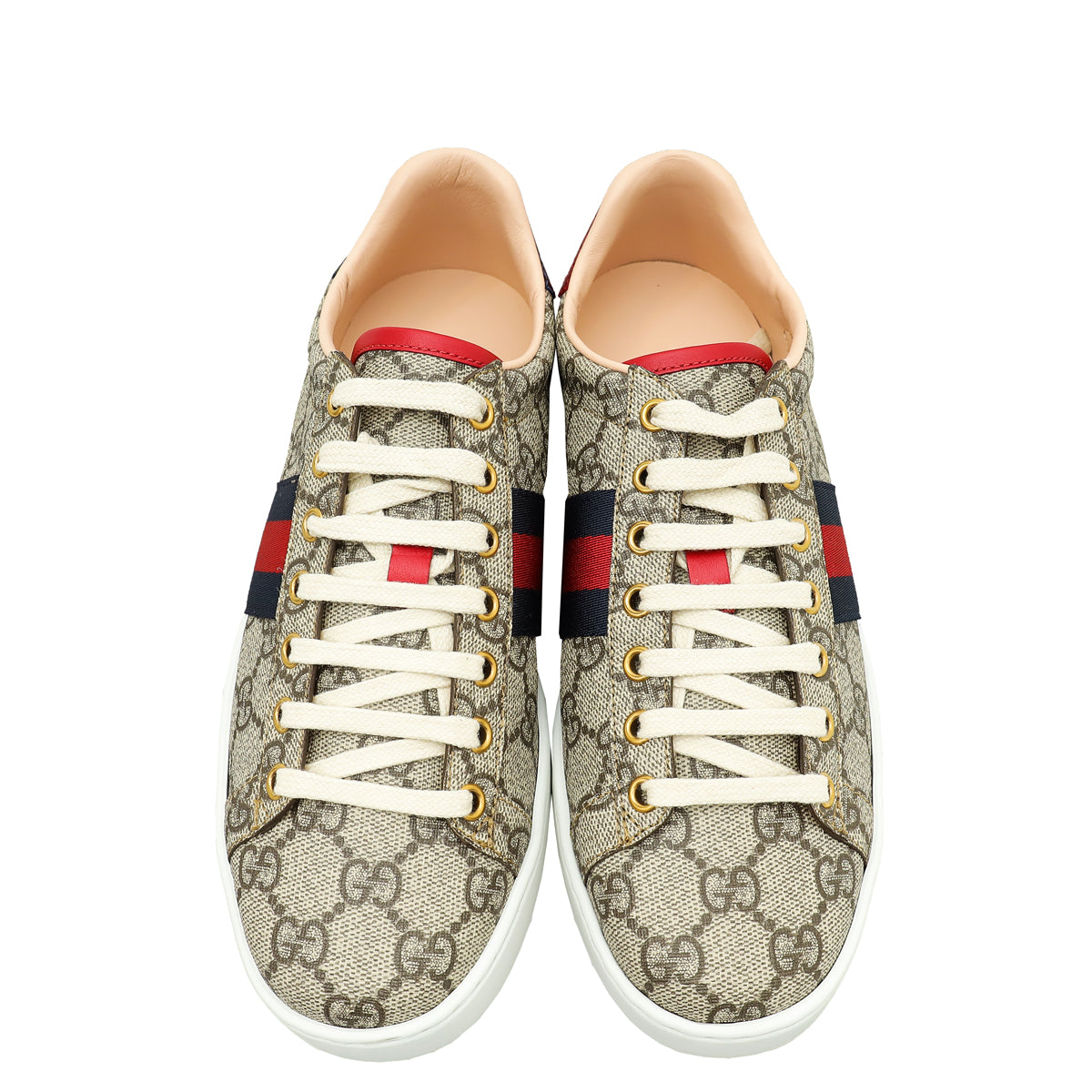 Gucci Multicolor GG Supreme Ace Sneakers 38