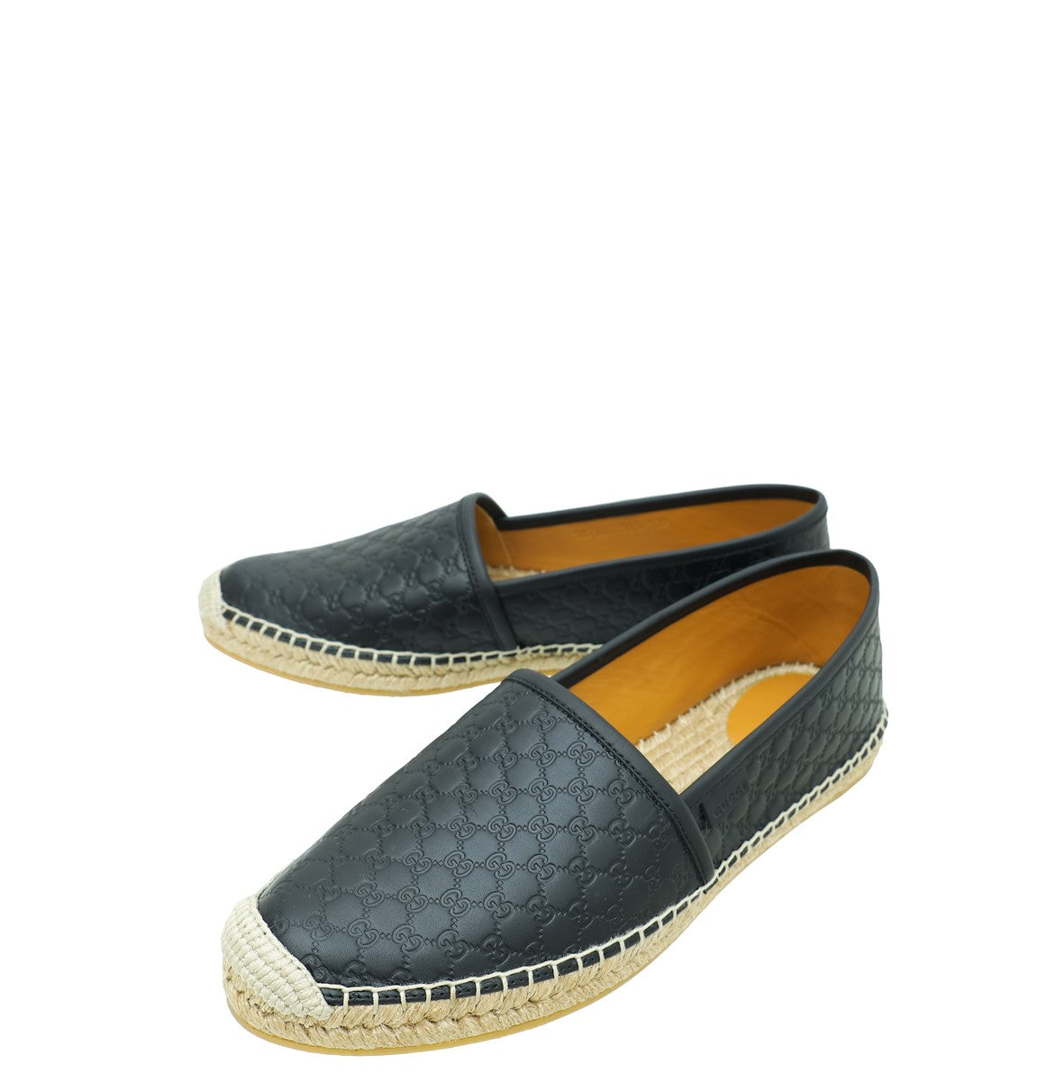 Gucci Black Microguccissima Espadrille 39.5-Gucci-THE CLOSET