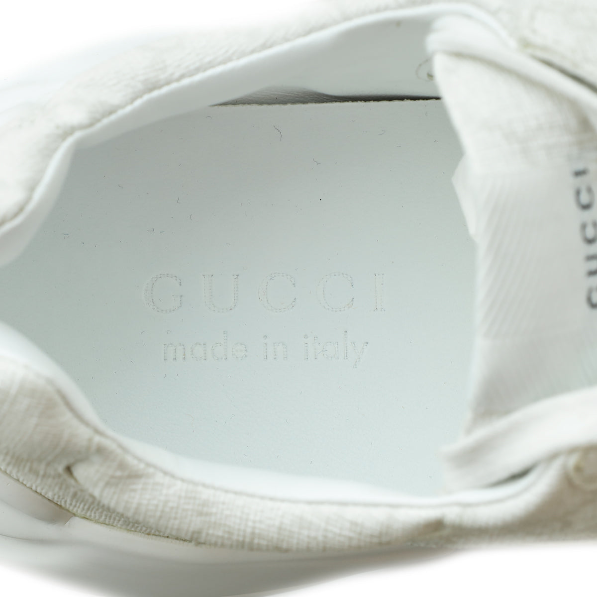 Gucci White GG Supreme Rhyton Sneaker 7