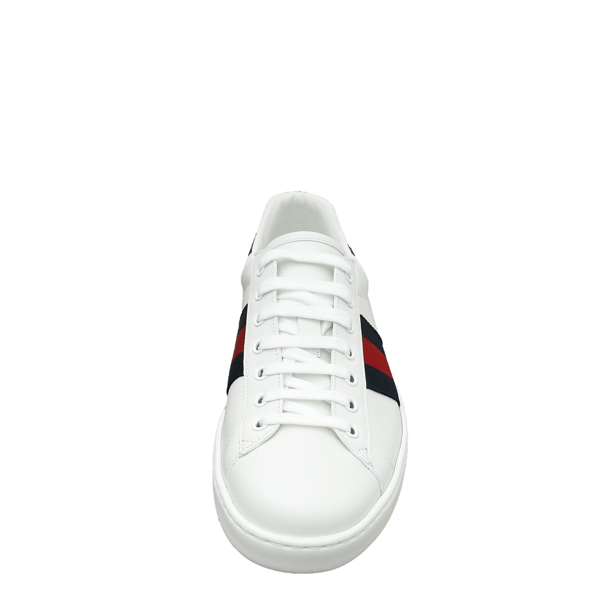 Gucci White Ace Sneakers 8.5-Gucci-THE CLOSET