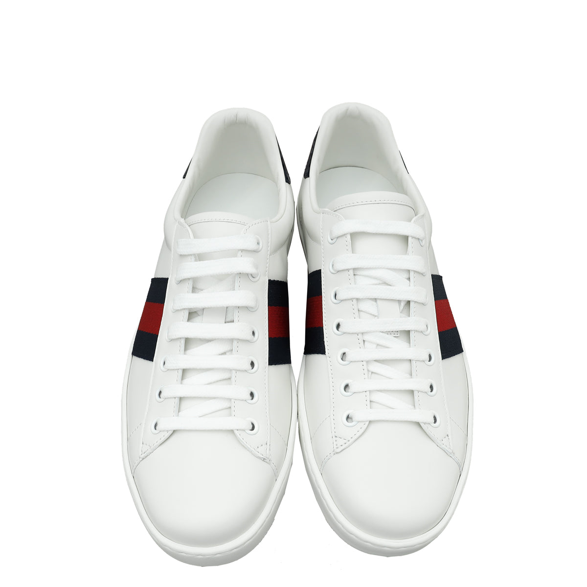 Gucci White Ace Sneakers 8.5