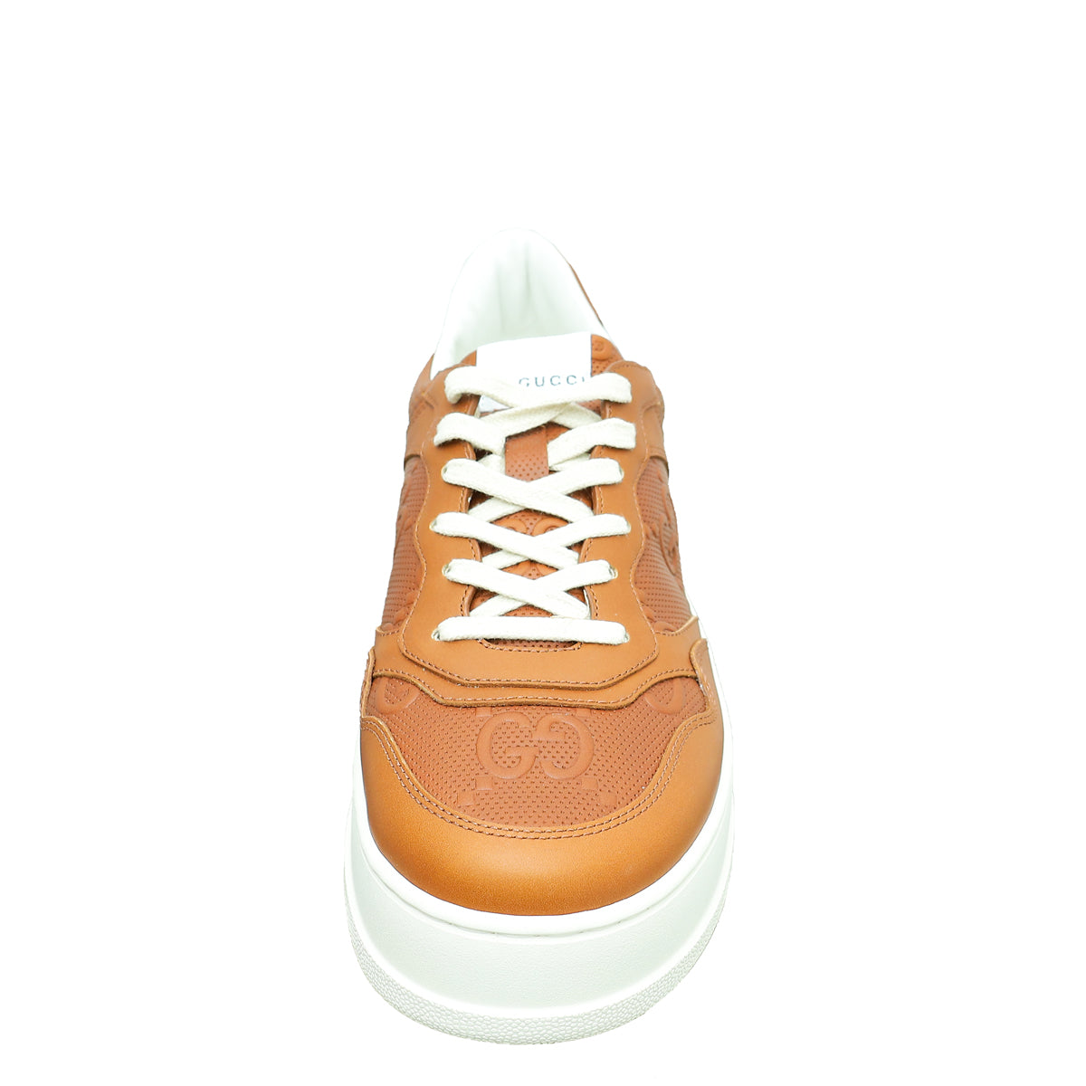 Gucci Brown Jumbo GG Embossed Sneakers 8-Gucci-THE CLOSET