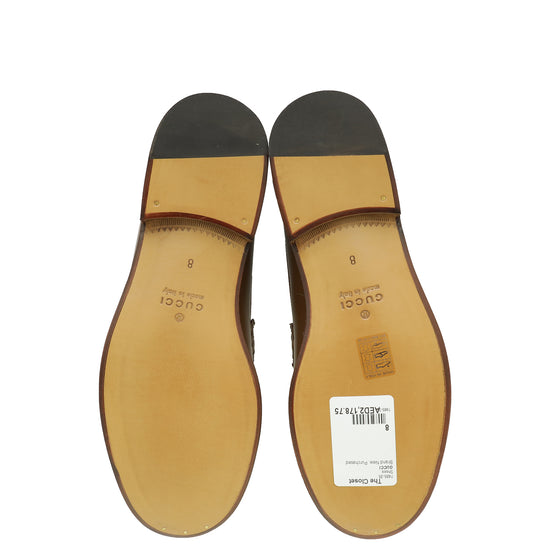 Gucci Brown Logo  Loafer 8