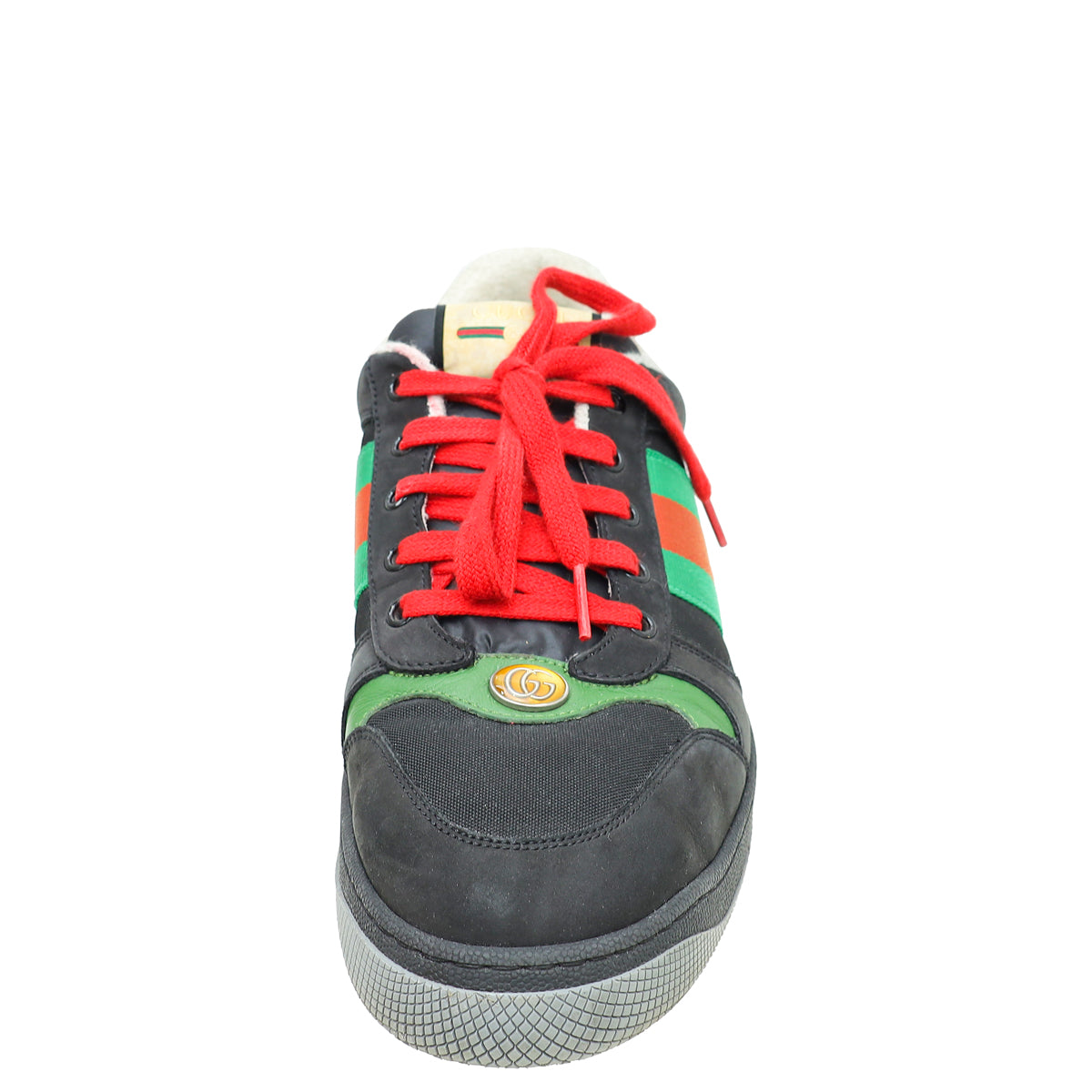 Gucci Tricolor GG Screener Web Lace Up Sneakers 10-Gucci-THE CLOSET