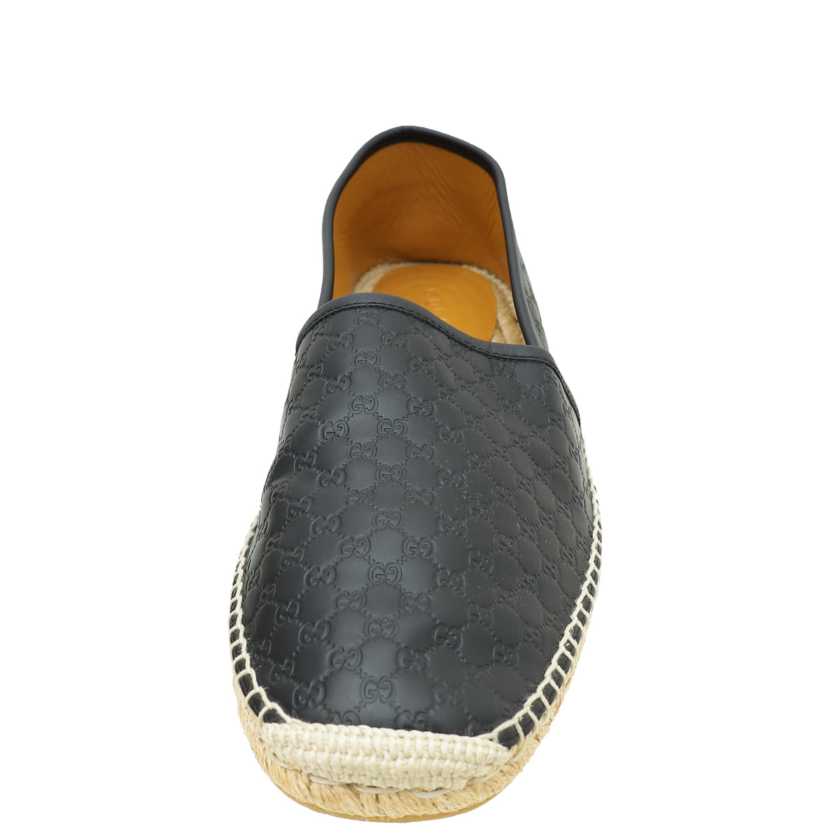 Gucci Black Microguccissima Flat Espadrille 10