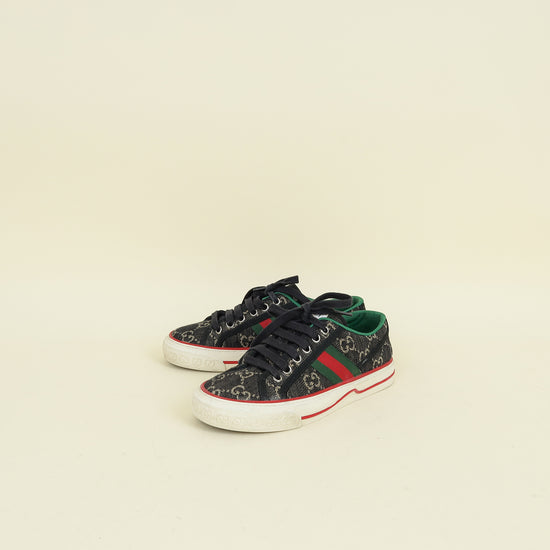 Gucci Black GG Web Tennis 1977 Sneaker 34