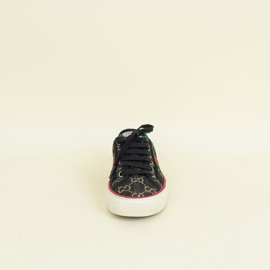 Gucci Black GG Web Tennis 1977 Sneaker 34