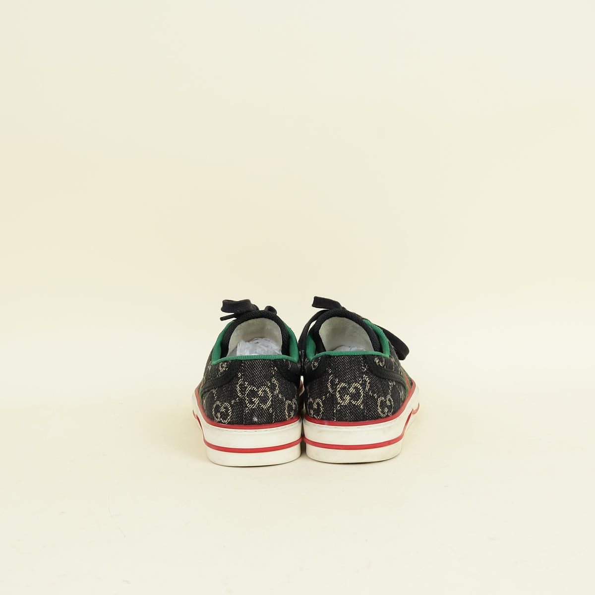 Gucci Black GG Web Tennis 1977 Sneaker 34