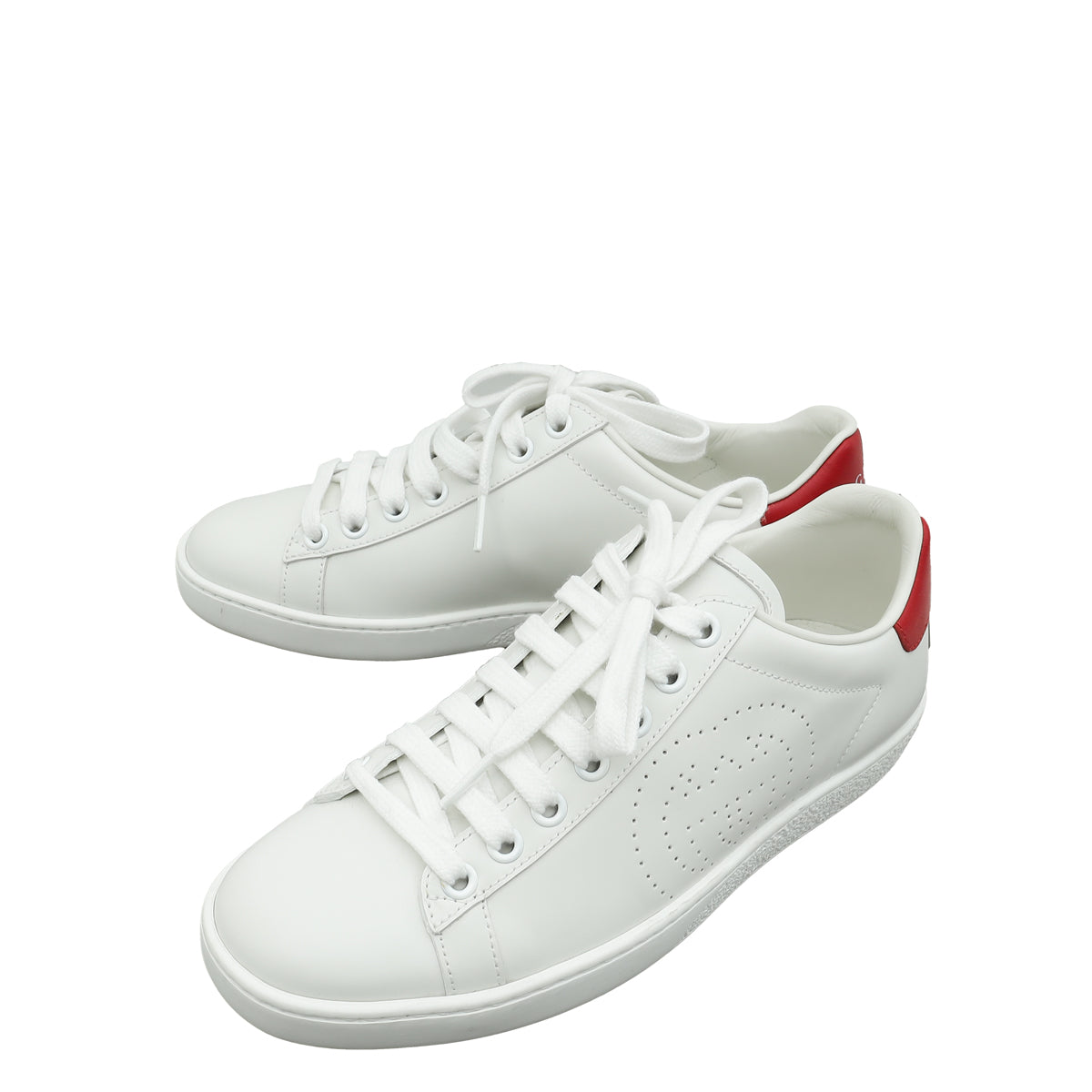 Gucci Bicolor Interlocking G Ace Sneaker 35-Gucci-THE CLOSET
