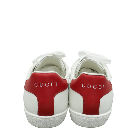 Gucci Bicolor Interlocking G Ace Sneaker 35