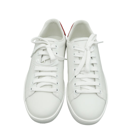 Gucci Bicolor Interlocking G Ace Sneaker 35