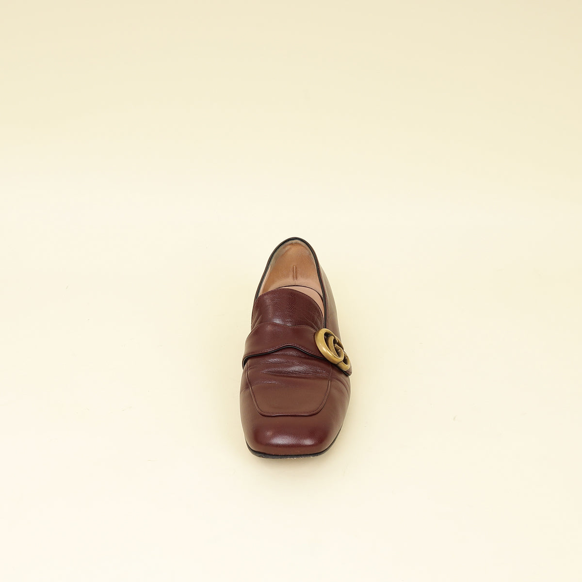 Gucci Burgundy GG Marmont Loafers 36.5-Gucci-THE CLOSET