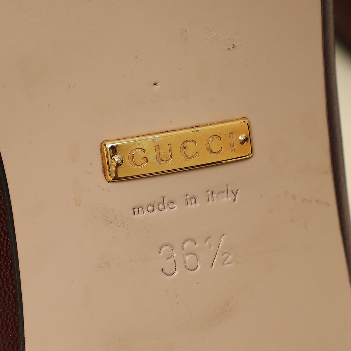 Gucci Burgundy GG Marmont Loafers 36.5-Gucci-THE CLOSET