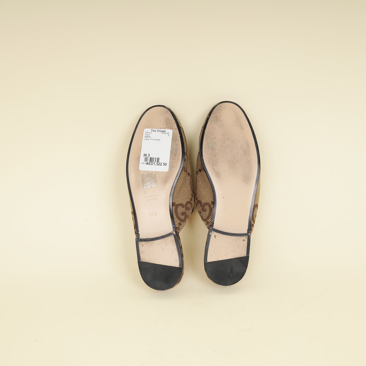 Gucci Ebony GG Princetown Mules 36.5-Gucci-THE CLOSET