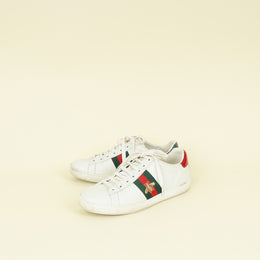 Gucci White Ace Bee Sneakers 36.5