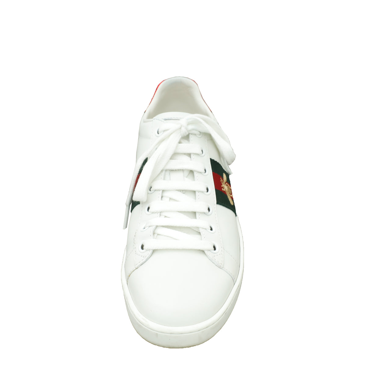 Gucci White Ace Bee Embroidered Sneaker 36.5-Gucci-THE CLOSET