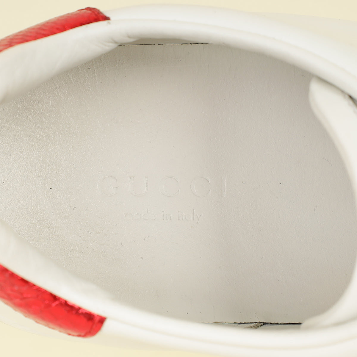 Gucci White Ace Pineapple x Ladybug Embroidered Sneakers 36.5-Gucci-THE CLOSET