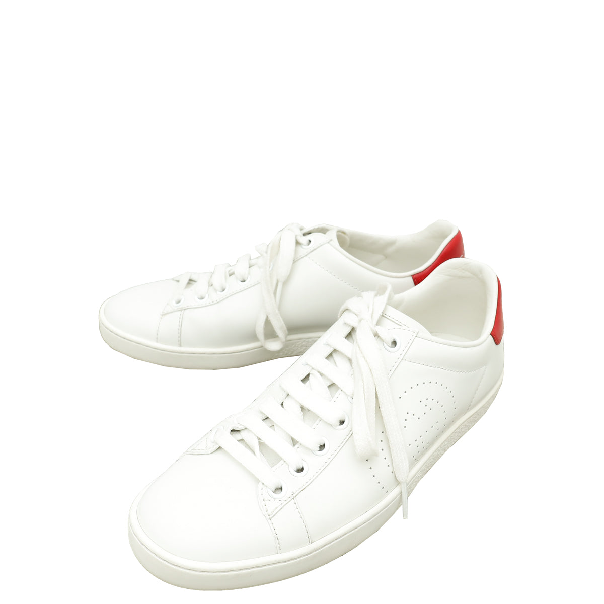 Gucci White Interlocking G Sneaker 36-Gucci-THE CLOSET