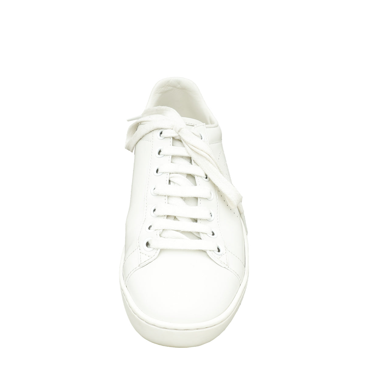 Gucci White Interlocking G Sneaker 36-Gucci-THE CLOSET