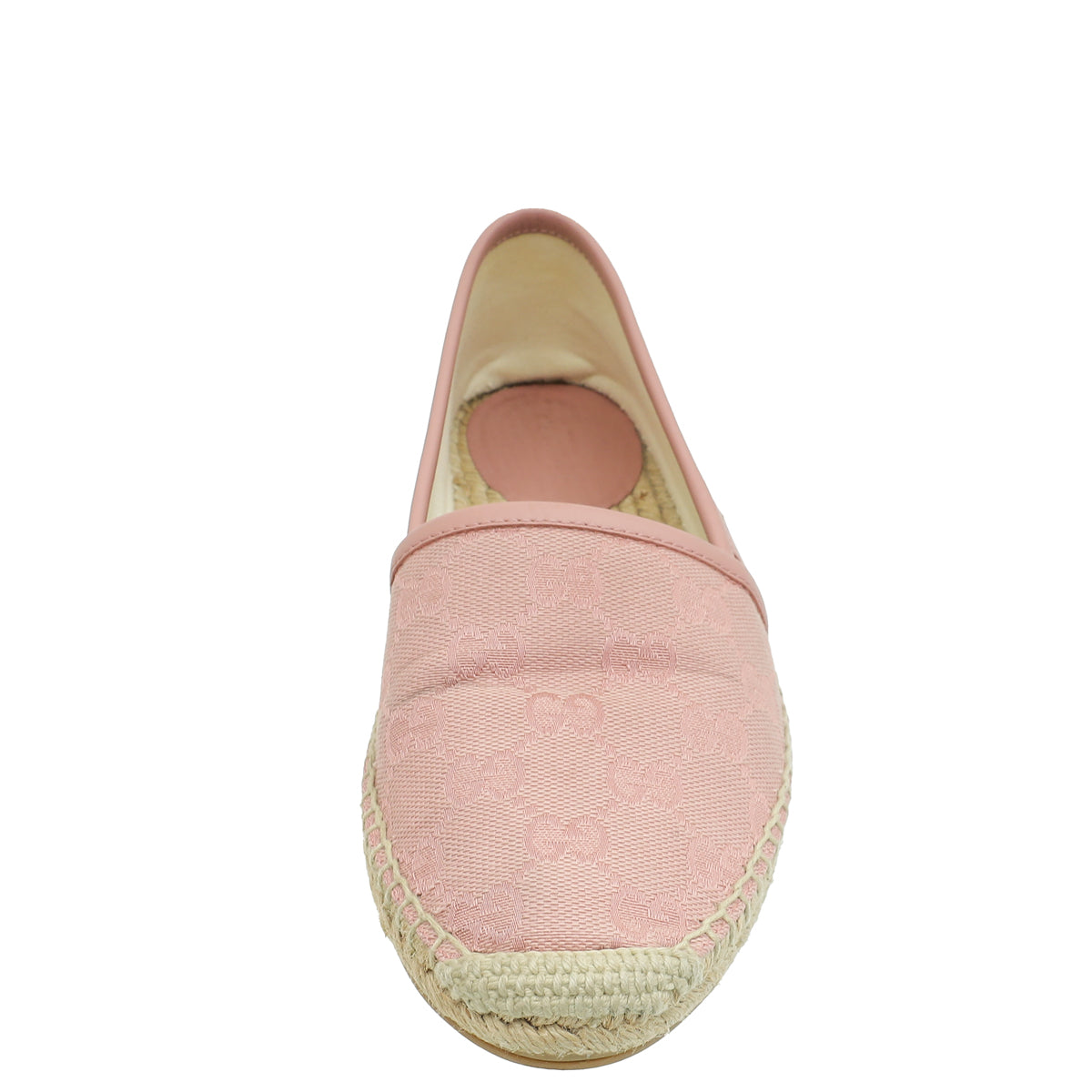 Gucci Pink GG Espadrille 36.5-Gucci-THE CLOSET