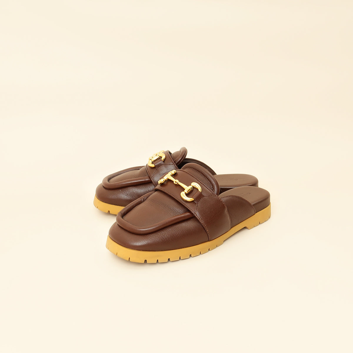 Gucci Brown Airel Mule 37.5-Gucci-THE CLOSET