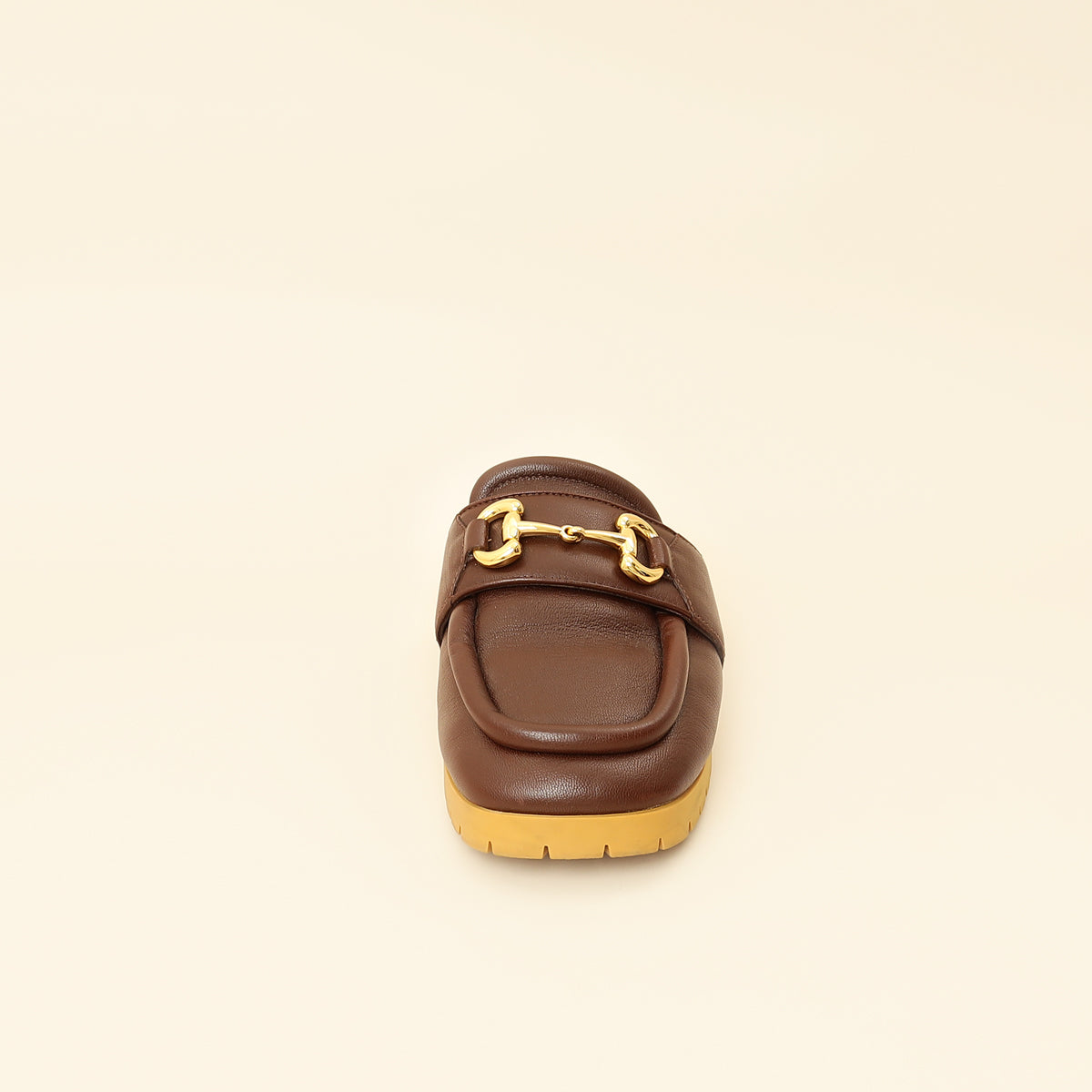 Gucci Brown Airel Mule 37.5-Gucci-THE CLOSET