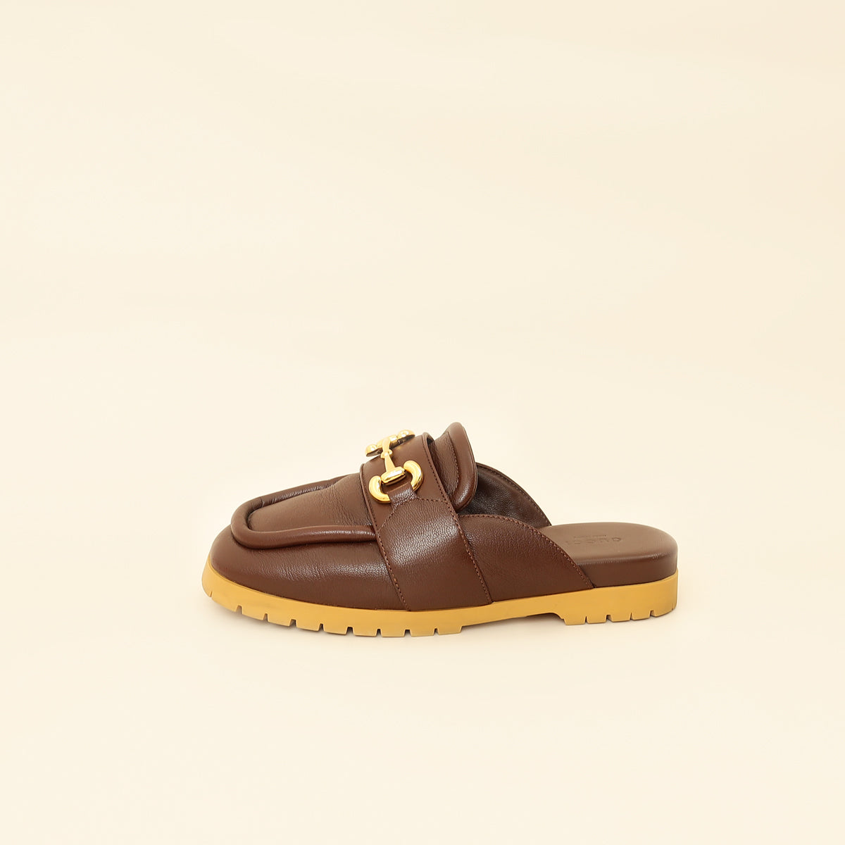 Gucci Brown Airel Mule 37.5-Gucci-THE CLOSET