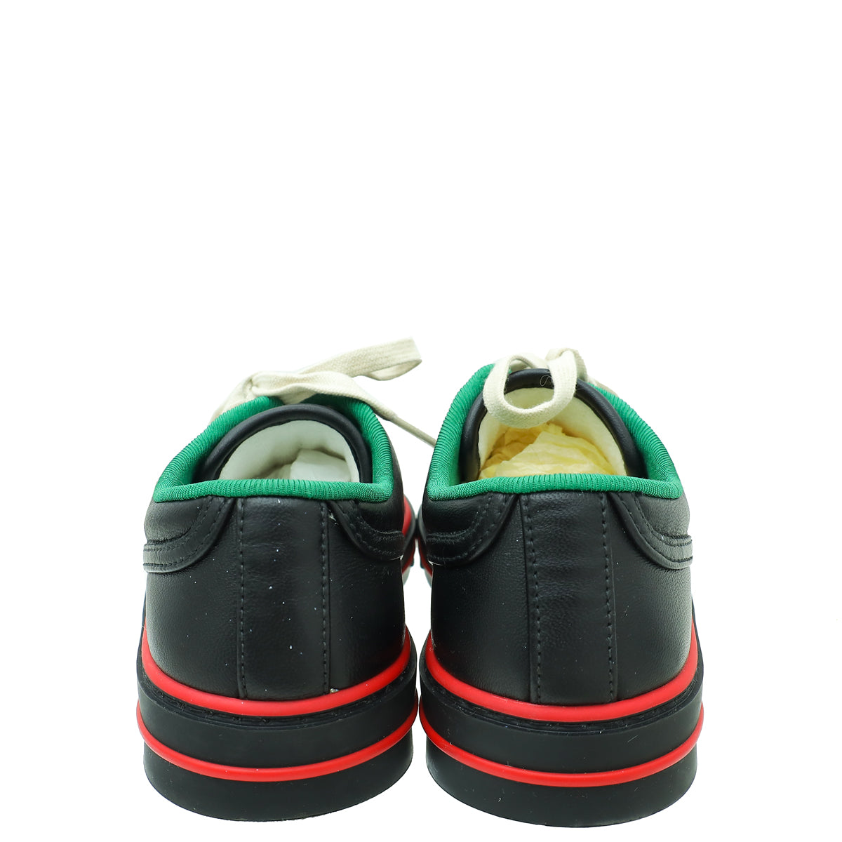 Gucci Black Tennis 1977 Web Sneaker 37.5