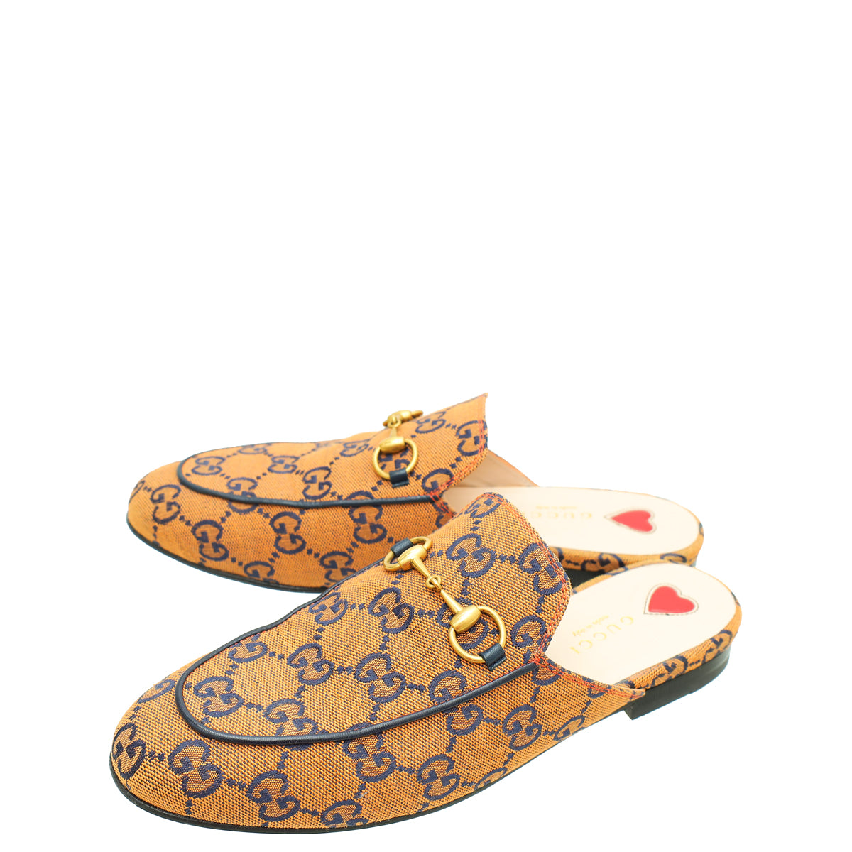 Gucci Bicolor GG Princetown Mules 37-Gucci-THE CLOSET