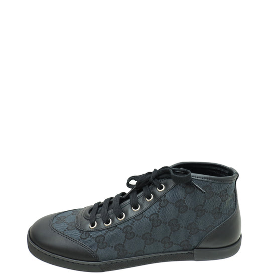 Gucci Black GG High Top Sneaker 37