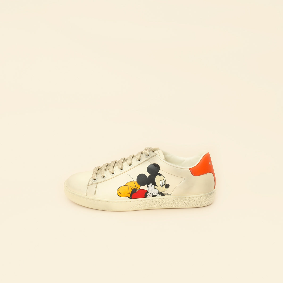 Gucci Bicolor x Disney Mickey Mouse Print Ace Sneakers 37-Gucci-THE CLOSET