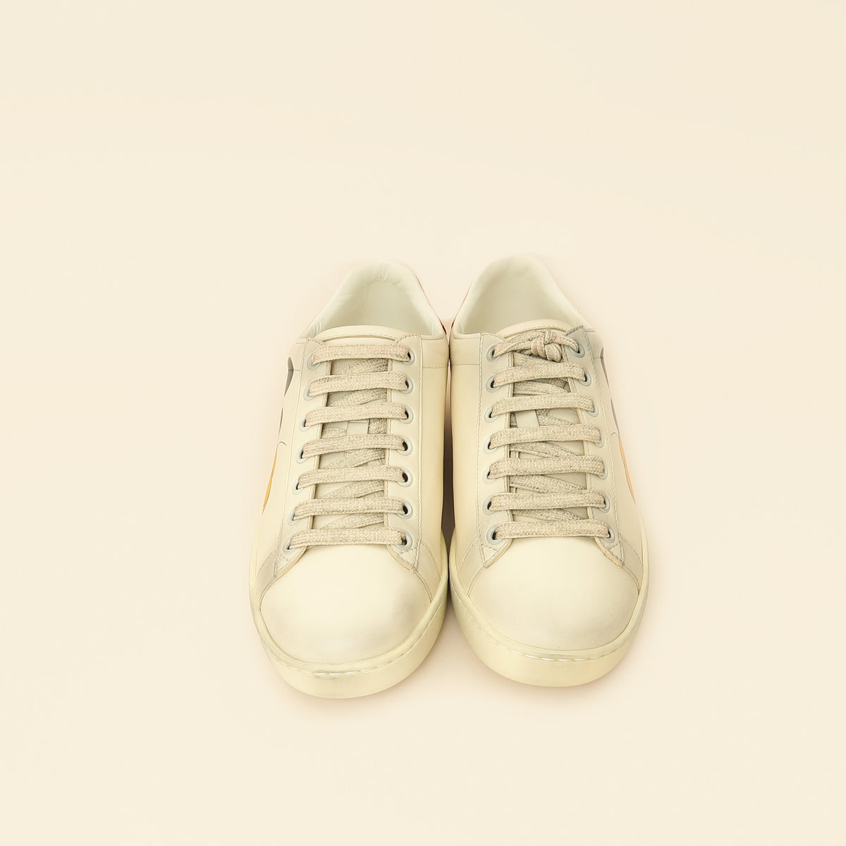 Gucci Bicolor x Disney Mickey Mouse Print Ace Sneakers 37-Gucci-THE CLOSET