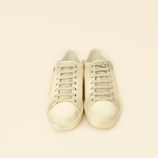 Gucci Bicolor x Disney Mickey Mouse Print Ace Sneakers 37-Gucci-THE CLOSET