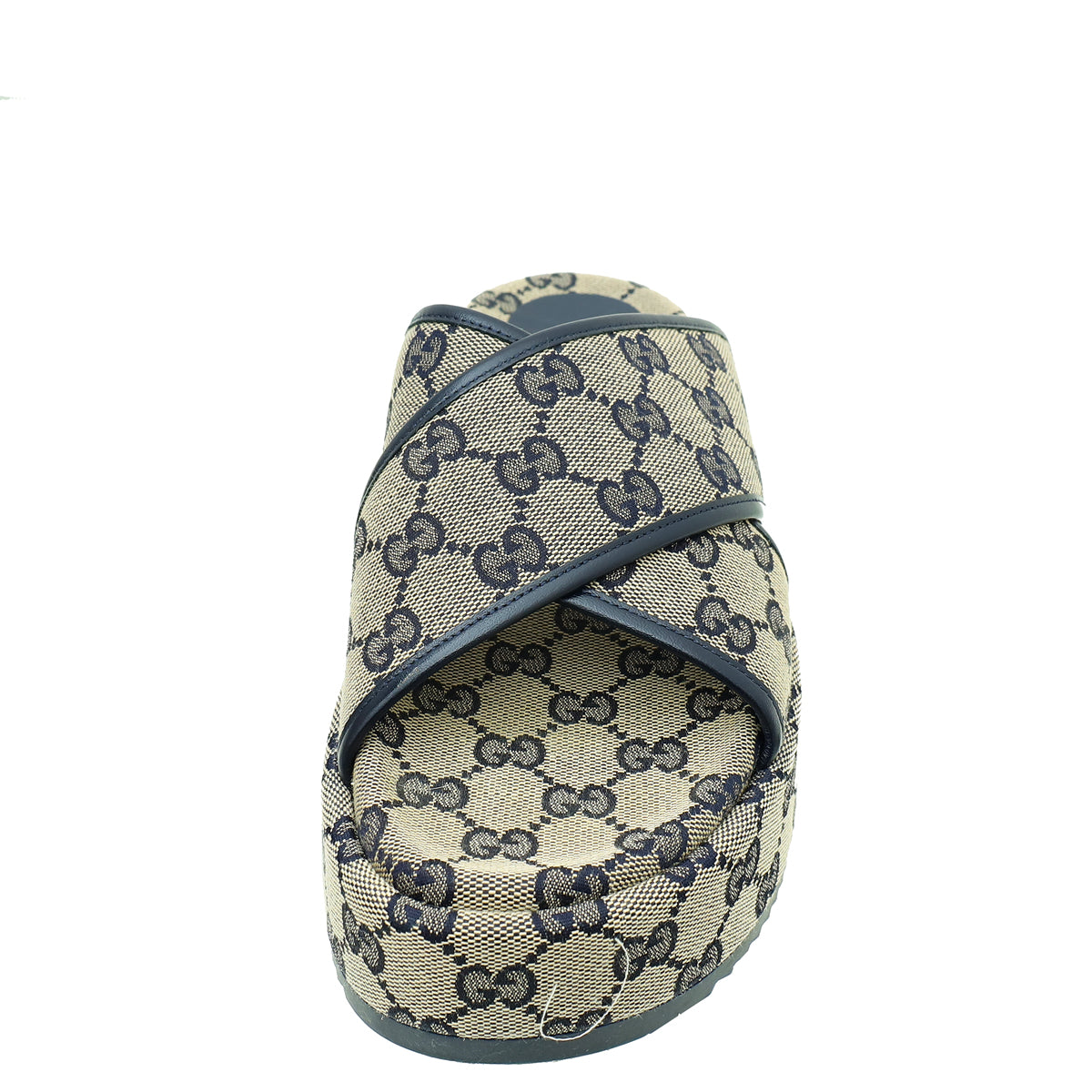 Gucci Bicolor GG Platform 30mm Sandal 37-Gucci-THE CLOSET