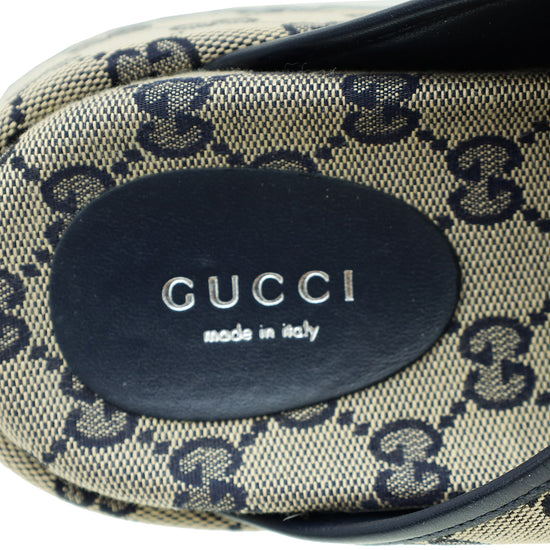 Gucci Bicolor GG Platform 30mm Sandal 37