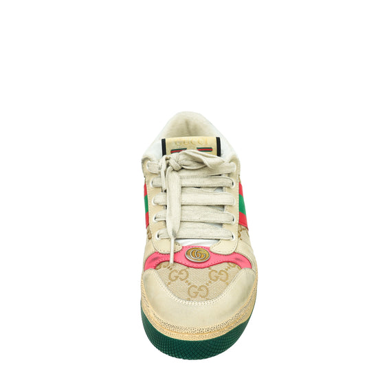 Gucci Bicolor GG Screener Web Sneaker 37