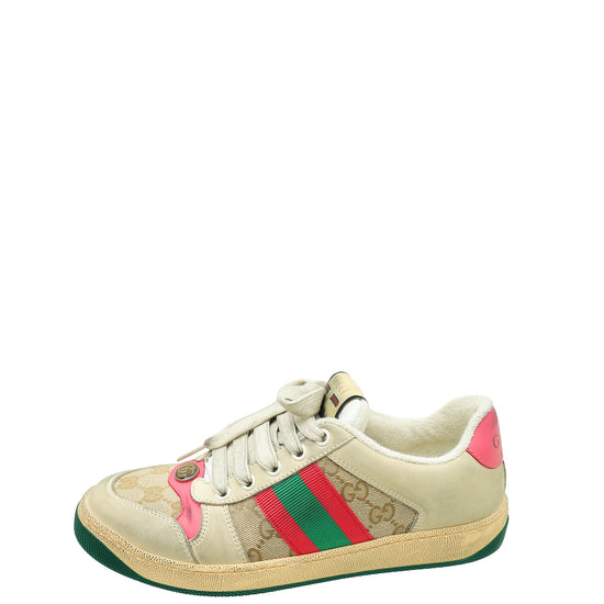 Gucci Bicolor GG Screener Web Sneaker 37