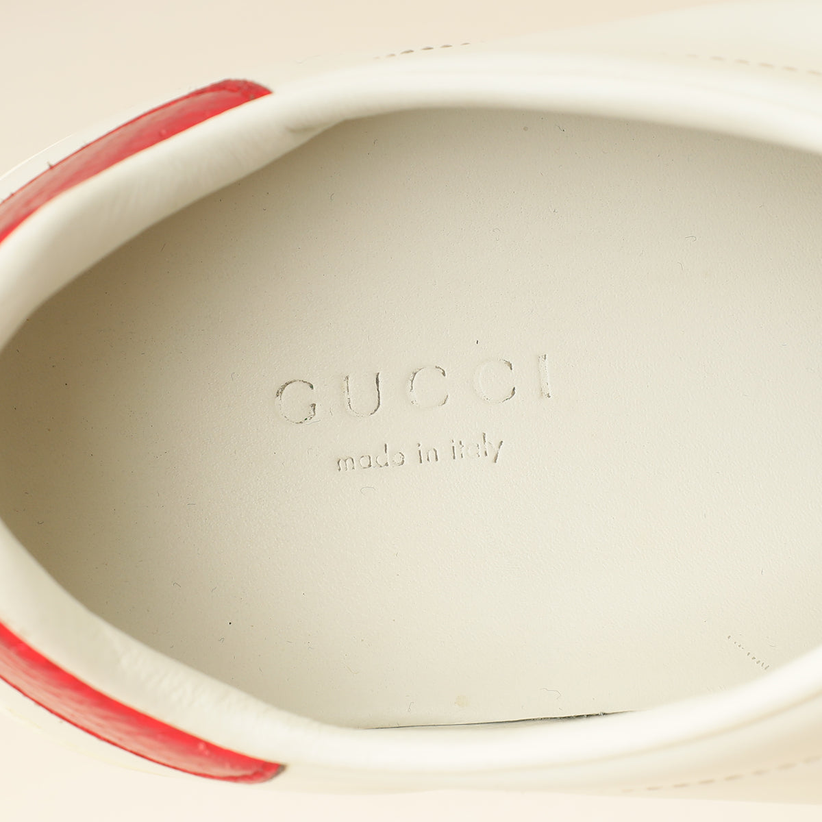 Gucci White Spiked Studded Ace Sneakers 37 – THE CLOSET