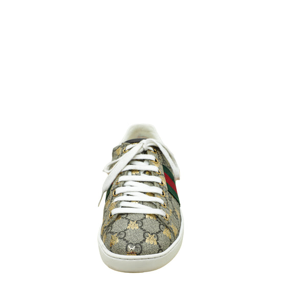 Gucci Tricolor GG Supreme Bees Ace Sneakers 37