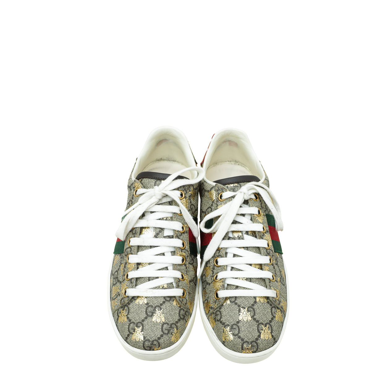 Gucci Tricolor GG Supreme Bees Ace Sneakers 37