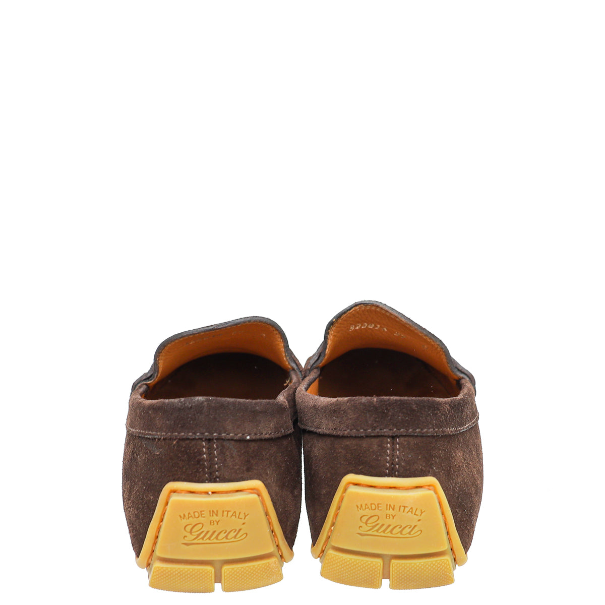 Gucci Brown Suede GG Loafers 37