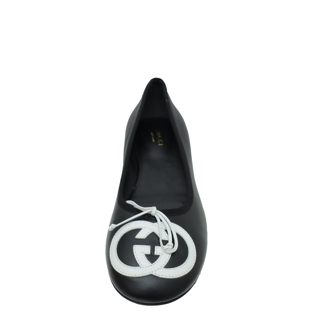 Gucci Bicolor GG Interlocking Flat Ballerina 38.5-Gucci-THE CLOSET