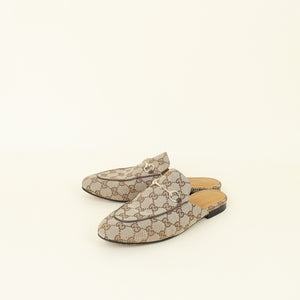 Gucci Bicolor GG Princetown Mules 38.5