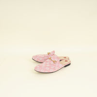 Gucci Pink GG Princetown Mules 38.5